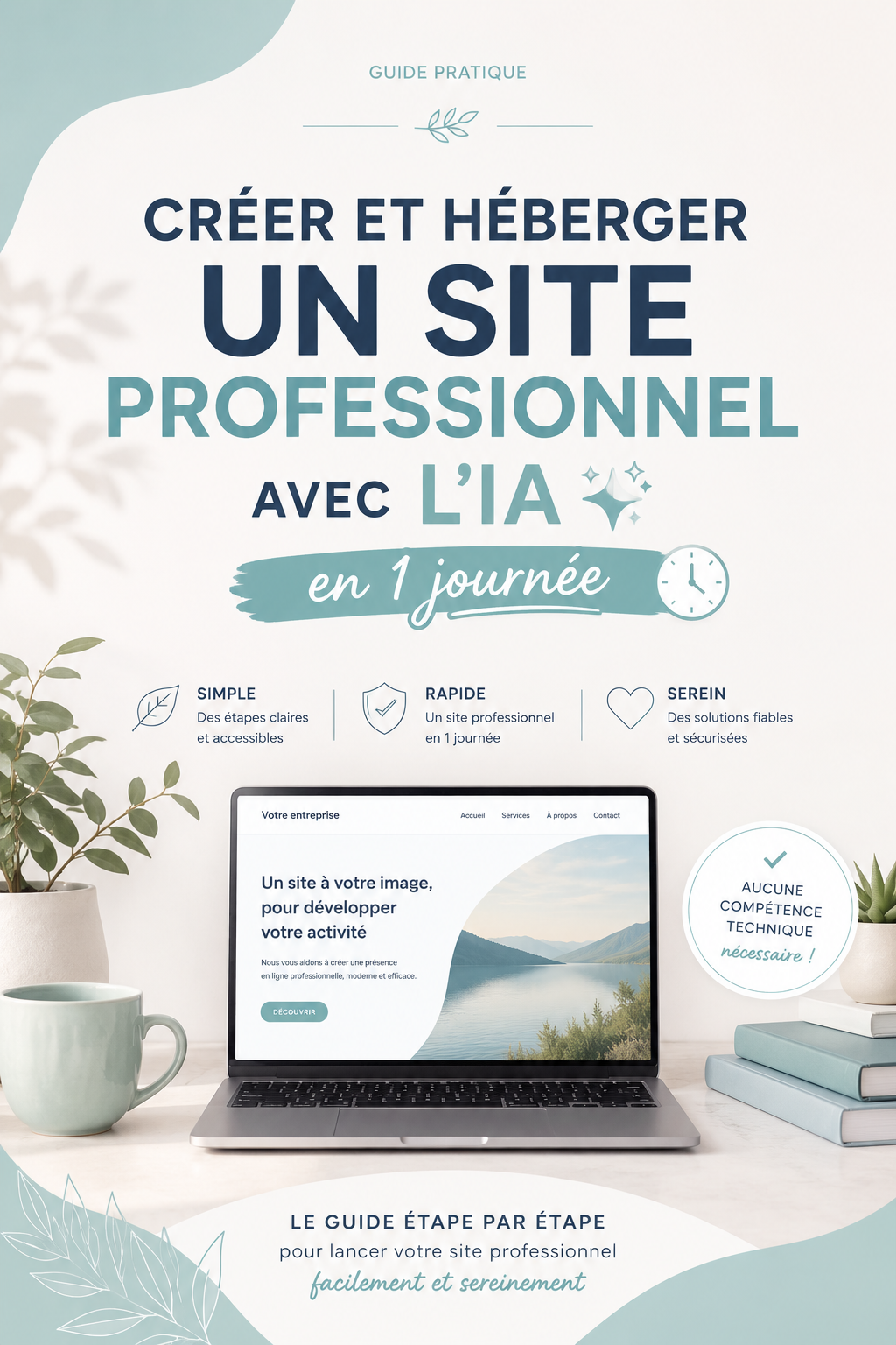Couverture du guide Mon Site Pro avec l'IA